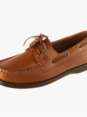 Sperry Women's 2-Eye Leather Boat Shoe in Brown